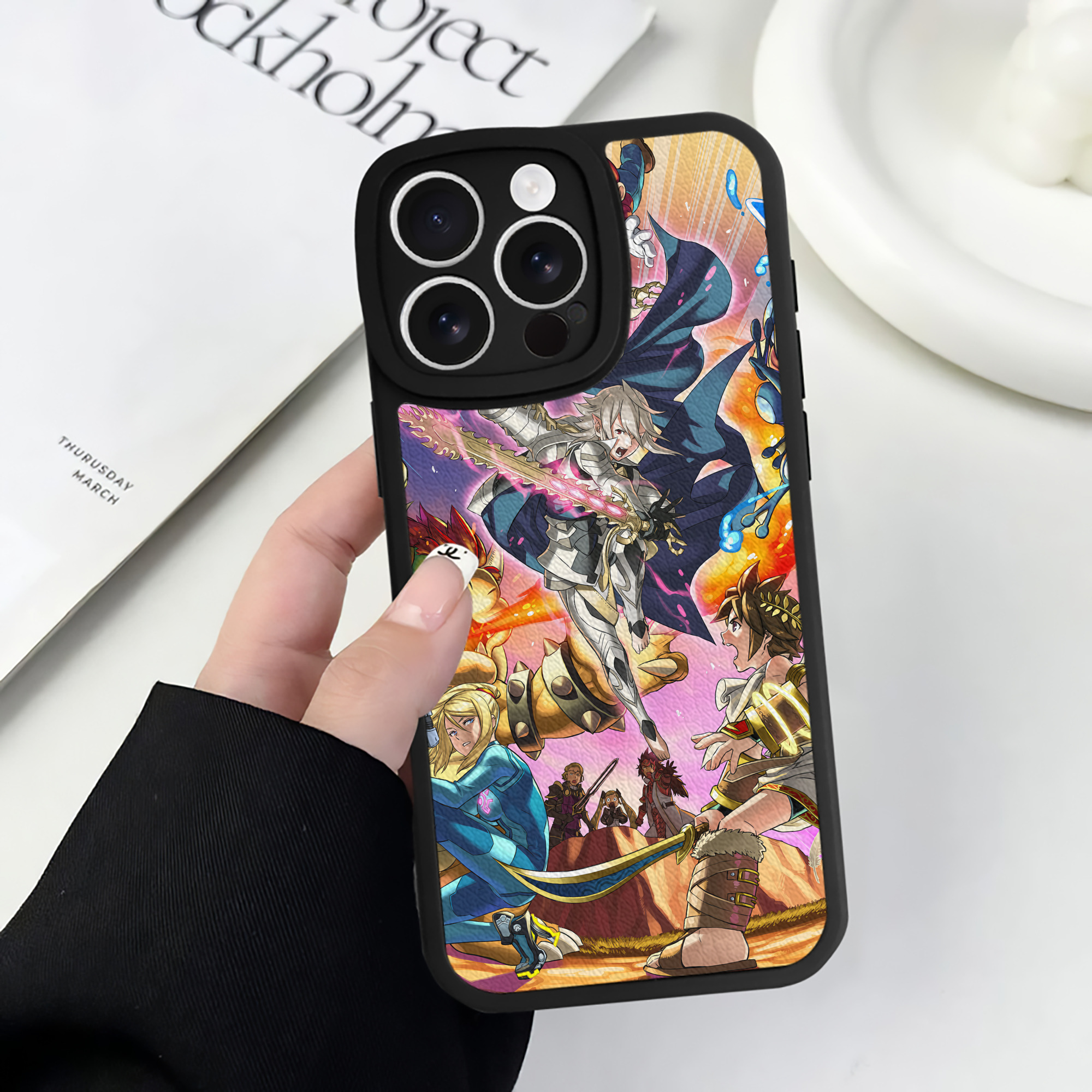（画像用） ポケットモンスター Pokémon 【iPhone 16シリーズ対応】シリコンスマホケース（レザー調） 材質：シリコン